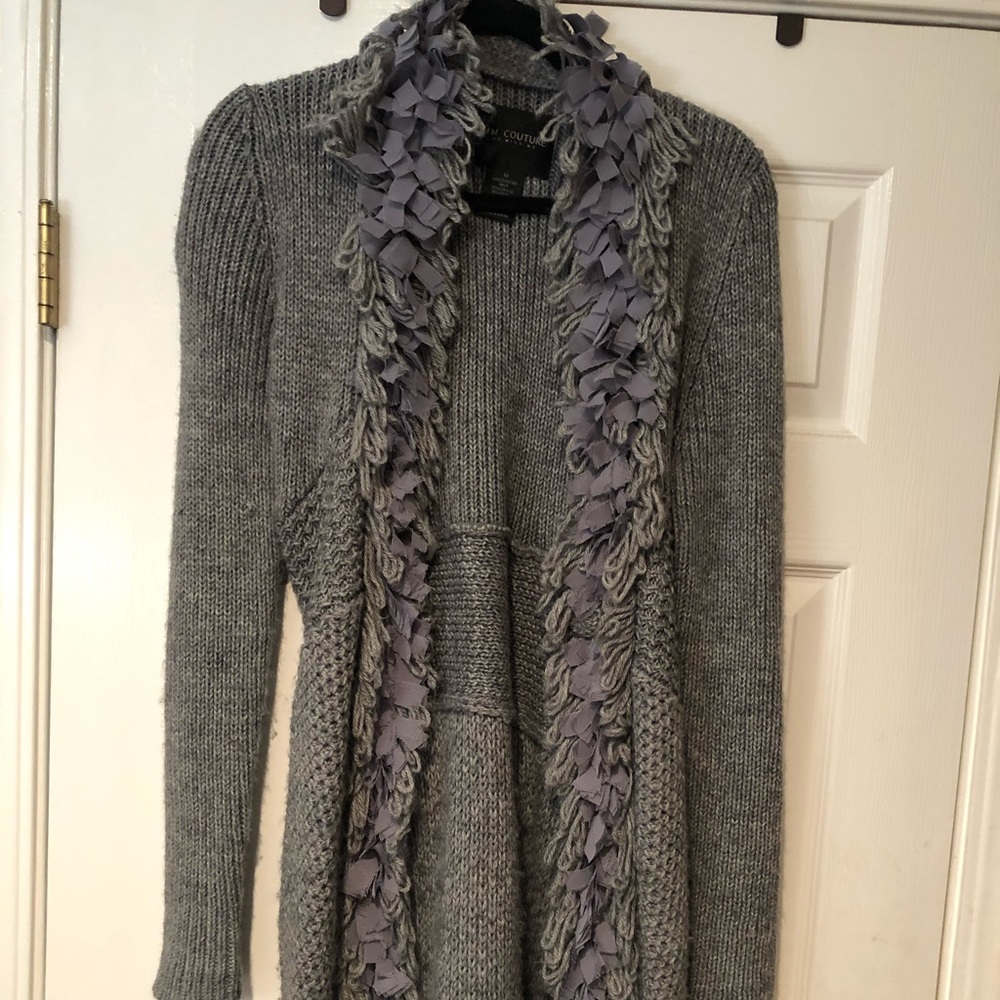 Grey cardigan